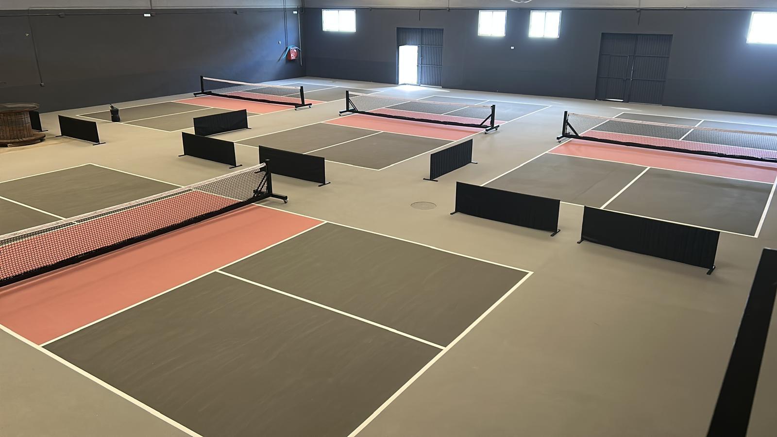 Pistas del Club Pickleball Valencia tras la remodelación 1